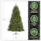 6.5ft. Pre-Lit North Valley® Spruce Artificial Christmas Tree, Clear Lights